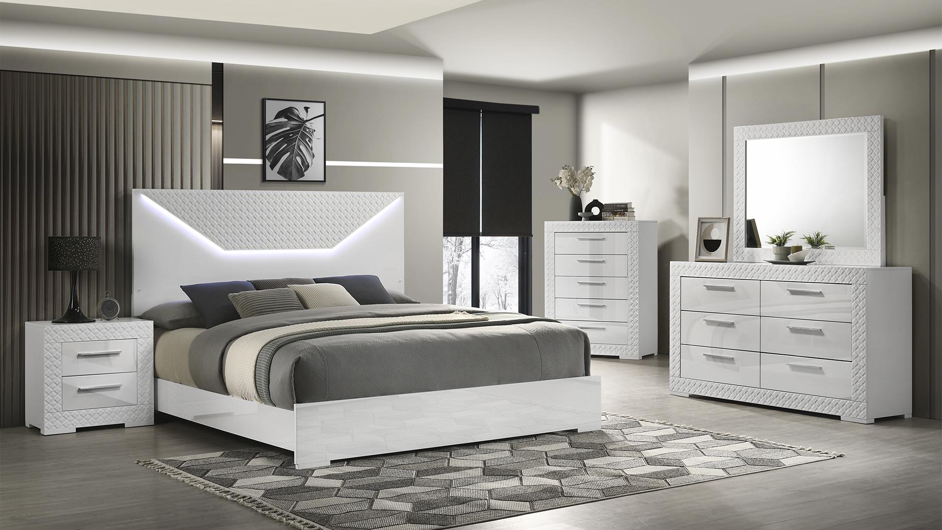 Blanca Bedroom Sets in White
