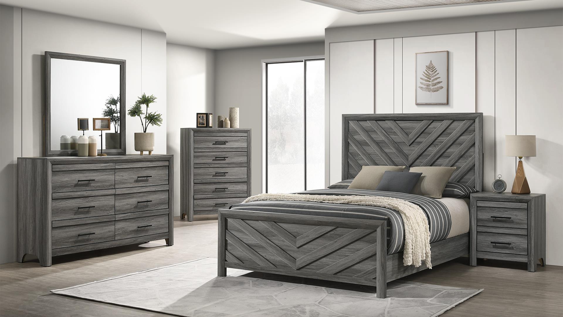 Denver Bedroom Set Gray