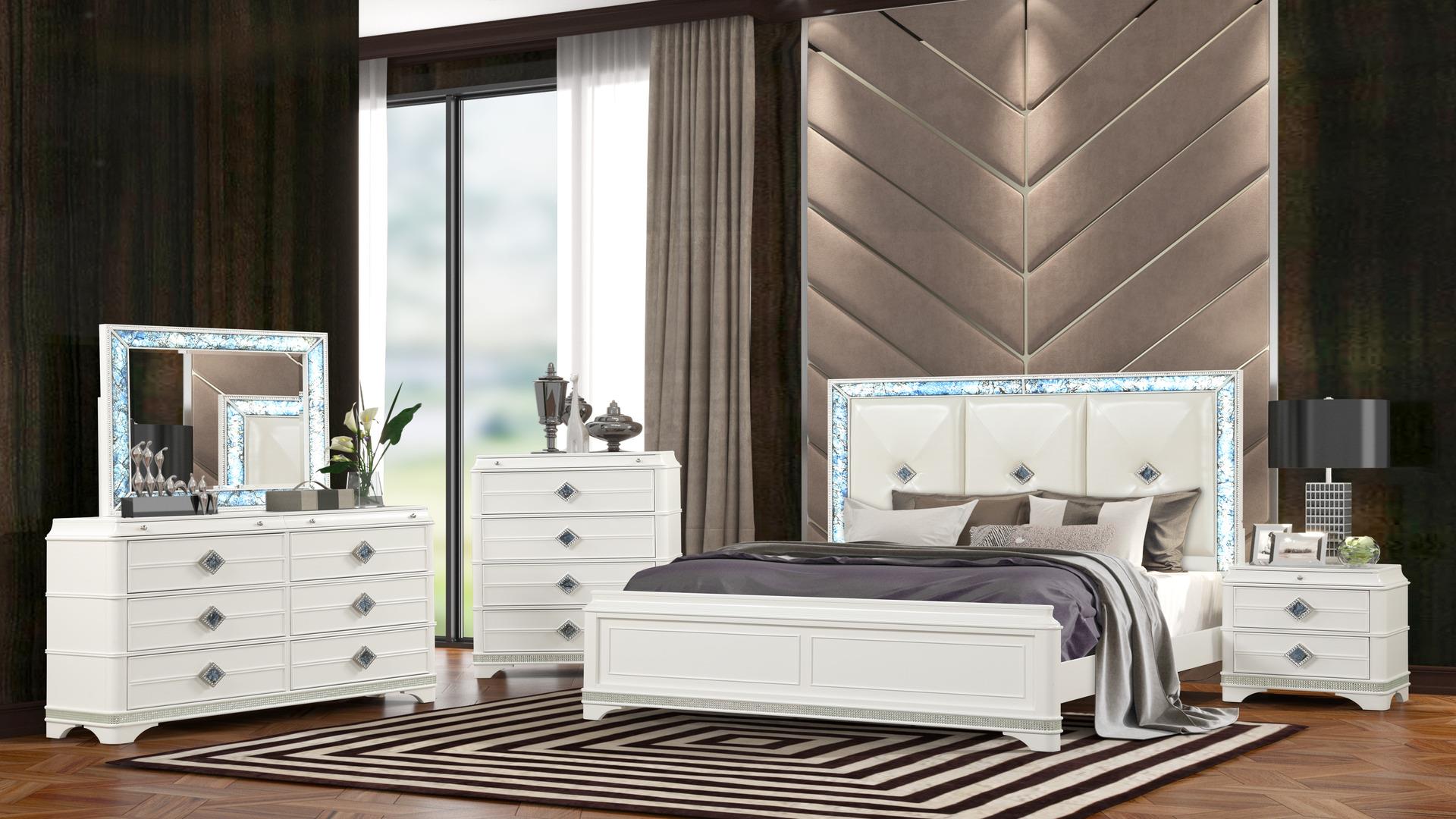 Laguna Bedroom Set Off-White